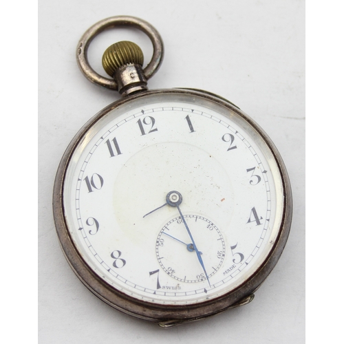 1305 - 4 assorted antique and vintage pocket watches, to inc 3 with silver cases, examples to inc Dona with... 