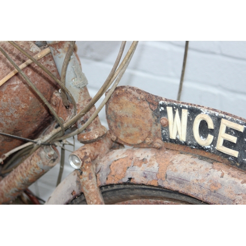 740 - A vintage Raleigh moped for restoration, registration WCE993, no V5