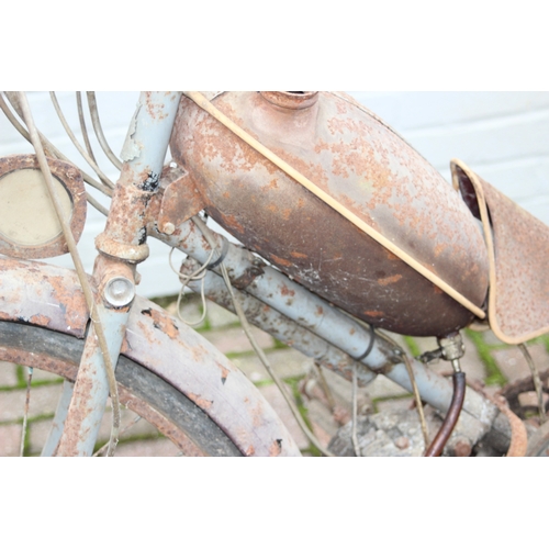 740 - A vintage Raleigh moped for restoration, registration WCE993, no V5