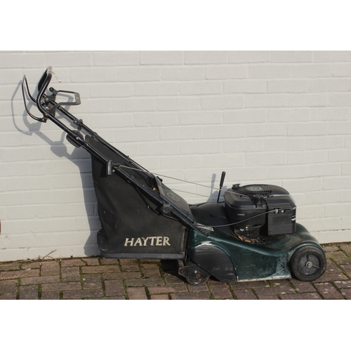 300 - Hayter Harrier 41 Autodrive petrol lawn mower with grass box