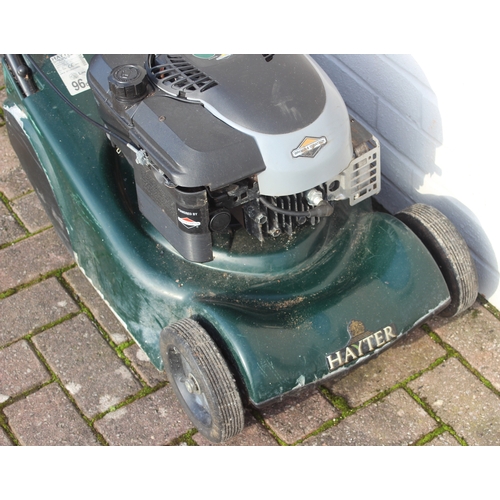 300 - Hayter Harrier 41 Autodrive petrol lawn mower with grass box