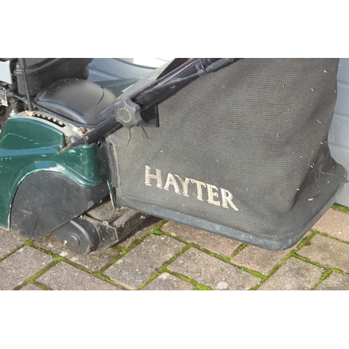 300 - Hayter Harrier 41 Autodrive petrol lawn mower with grass box