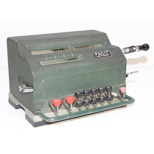 704 - A Facit adding machine by Aktiebolaget Facit, Atvidaberd - Sweden, A Guy's Britannic mechanical calc... 