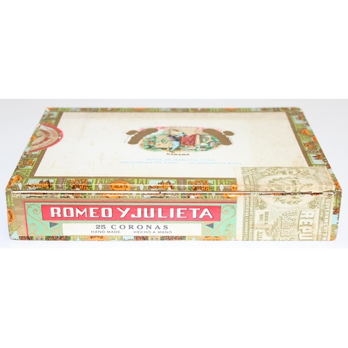 1400A - A part box of Rodriguez Arguelles Romeo Y Julieta of Havana (Habana) Cuban cigars, 17 in total, each... 