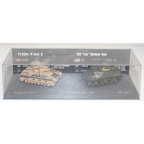 642 - Quantity of scale model WWII military vehicles to include Churchill Mk VII tank, Tiger VI tank plus ... 