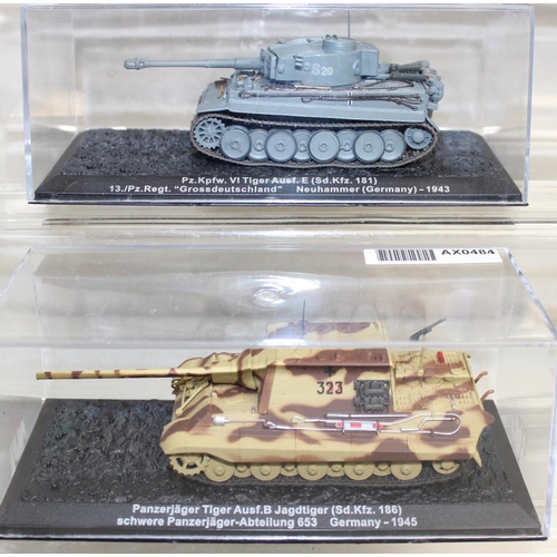 650 - Quantity of scale model military vehicles to include Challenger 1 battle tank, M2 medium tank and St... 