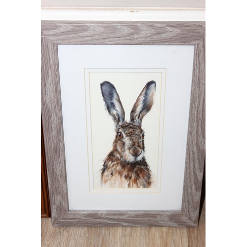 470 - 6 various prints to include 2 of animals by Georgina McMaster, largest approx 30cm x 30cm