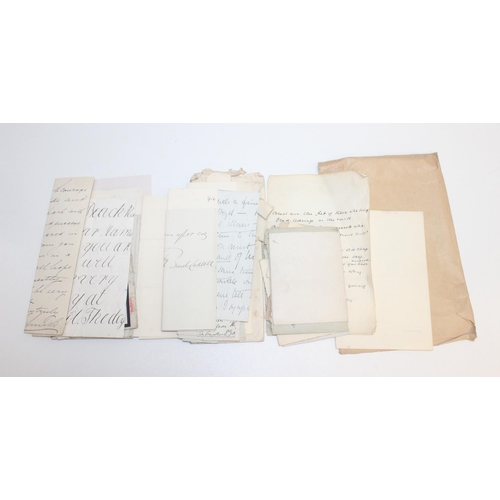 540 - A large qty of assorted letters, correspondence and other ephemera relating to Tom Grazebrook, the f... 