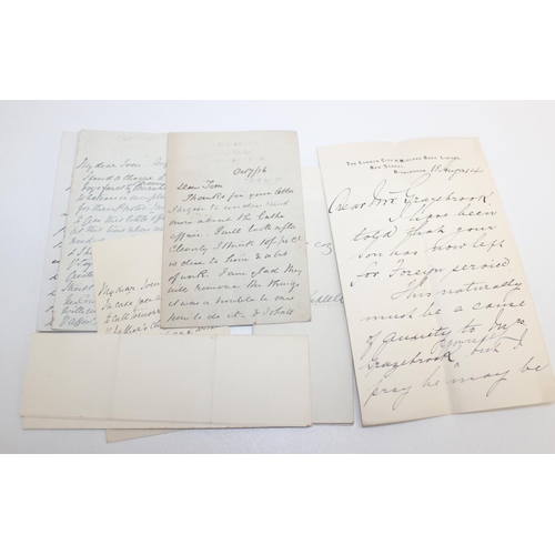 540 - A large qty of assorted letters, correspondence and other ephemera relating to Tom Grazebrook, the f... 