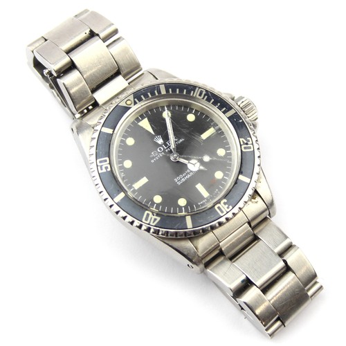 1300 - Rolex Watches - a stainless steel Submariner Oyster Perpetual 'Metres First' automatic bracelet watc... 