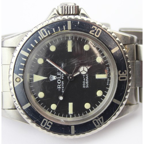 1300 - Rolex Watches - a stainless steel Submariner Oyster Perpetual 'Metres First' automatic bracelet watc... 