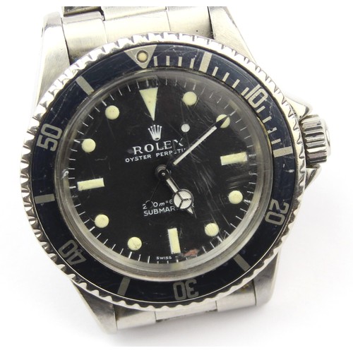 1300 - Rolex Watches - a stainless steel Submariner Oyster Perpetual 'Metres First' automatic bracelet watc... 