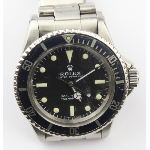 1300 - Rolex Watches - a stainless steel Submariner Oyster Perpetual 'Metres First' automatic bracelet watc... 