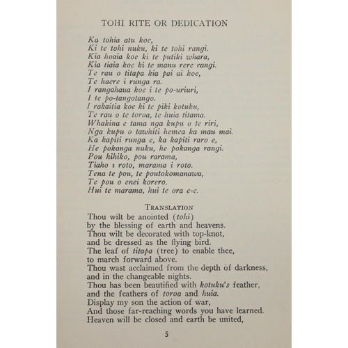 10 - Rare Signed First Edition of Takitimu (1944) by J.H. Mitchell, Presented to Sir Cyril Newall

Takiti... 