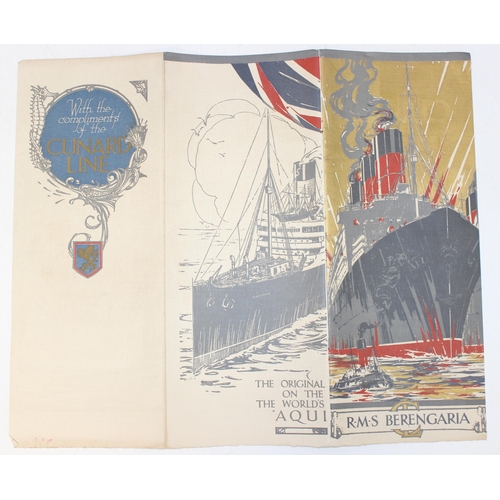 515 - Antique promotional booklet from the Cunard Line 'Eight Decades of Progress', produced for the Briti... 