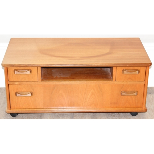 175 - A retro mid-century G-Plan Fresco range TV unit, approx 92cm x 47cm x 42cm