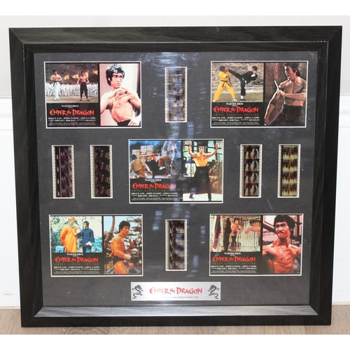 400 - Enter The Dragon - Bruce Lee, original filmcell limited edition display, 80/1000, approx 49cm x 46cm... 