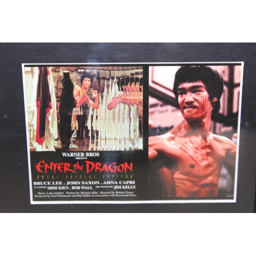 400 - Enter The Dragon - Bruce Lee, original filmcell limited edition display, 80/1000, approx 49cm x 46cm... 