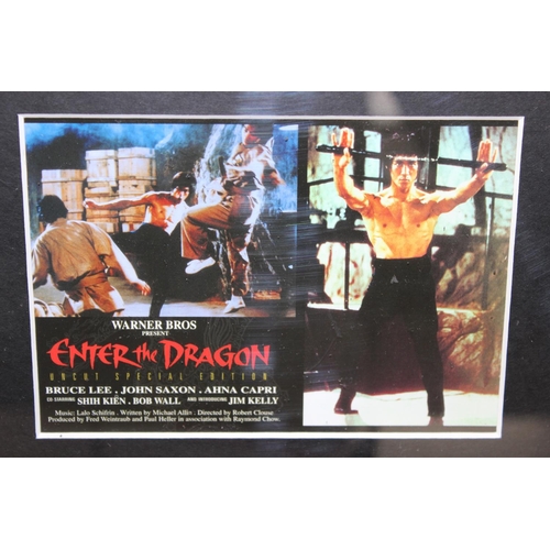 400 - Enter The Dragon - Bruce Lee, original filmcell limited edition display, 80/1000, approx 49cm x 46cm... 