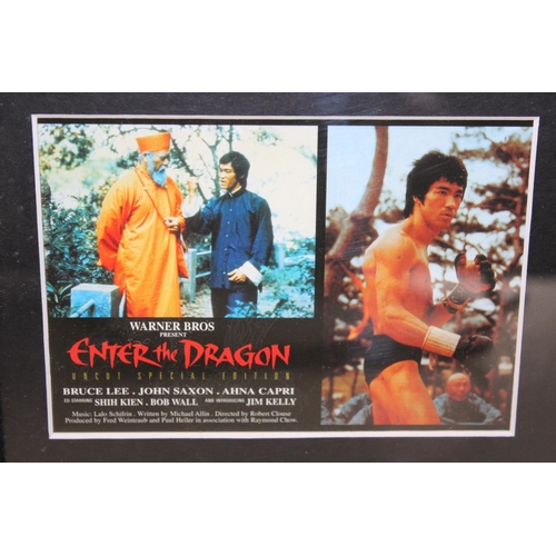 400 - Enter The Dragon - Bruce Lee, original filmcell limited edition display, 80/1000, approx 49cm x 46cm... 