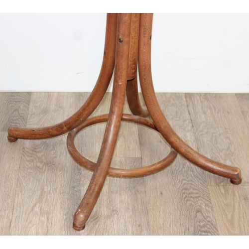 193 - A vintage free standing bentwood coat stand, approx 190cm H