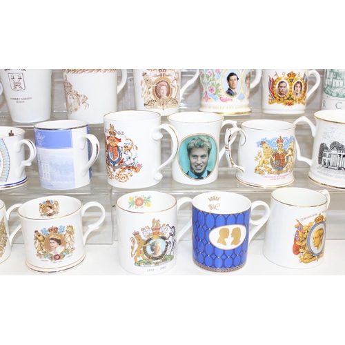 1590 - Qty of mostly Royal commemorative-ware to incl a boxed Royal Silver Wedding mug by Wedgwood in origi... 