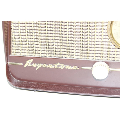 711 - 2 vintage Bakelite cased radios to inc a GEC 5244 & a Regentone model DP3, the largest approx 40cm w... 