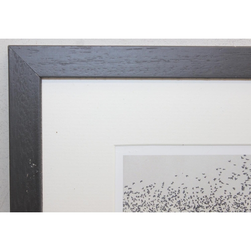 447 - An unusual abstract signed print entitled 