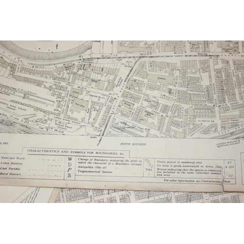 453 - A large qty of assorted antique and vintage maps and plans mainly relating to Manchester, some dated... 