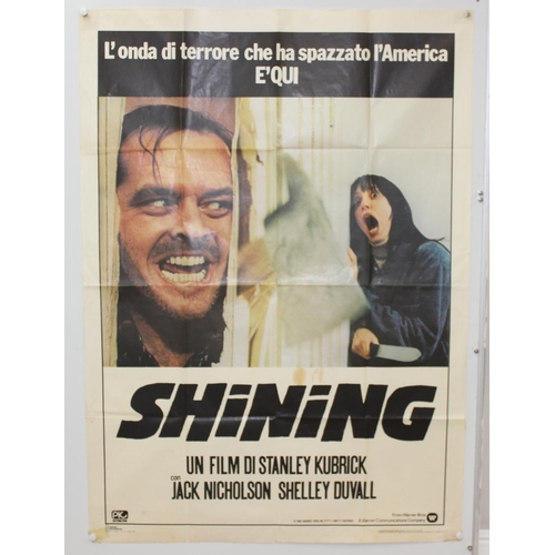 462 - The Shining - an extremely large Italian film poster for the Jack Nicholson film The Shining, dated ... 