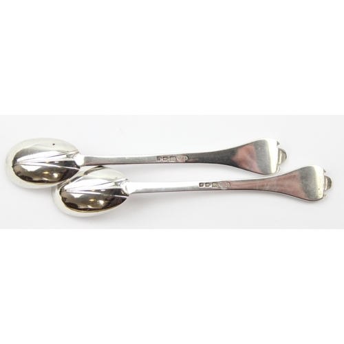 1012 - [32.12g] - a pair of Queen Anne style silver 