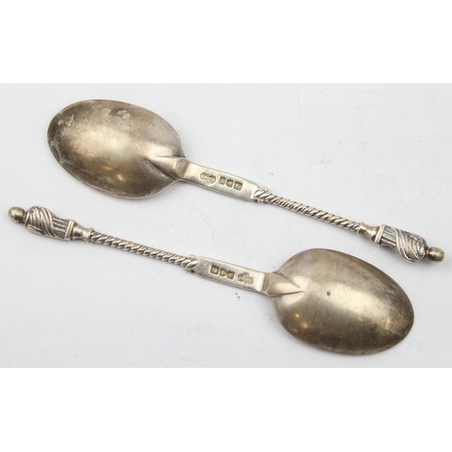 1099C - [73.01g] - a boxed set of 6 silver apostle spoons, London 1915 by Goldsmiths & Silversmiths Company,... 