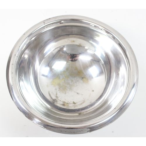 1018B - Ralph Lauren - a silver plated pedestal fruit bowl, marked to base, 26cm wide x 17cm tall