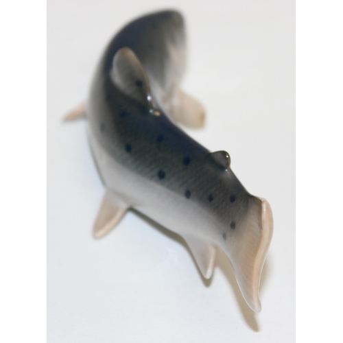 1511A - A Royal Copenhagen porcelain model of a fish, marked to base, 12cm long