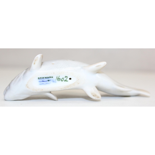 1511A - A Royal Copenhagen porcelain model of a fish, marked to base, 12cm long