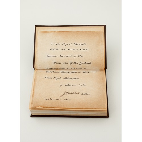 10 - Rare Signed First Edition of Takitimu (1944) by J.H. Mitchell, Presented to Sir Cyril Newall

Takiti... 