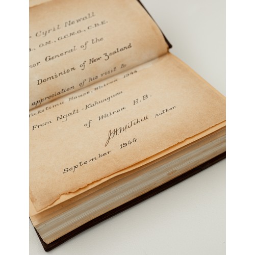 10 - Rare Signed First Edition of Takitimu (1944) by J.H. Mitchell, Presented to Sir Cyril Newall

Takiti... 