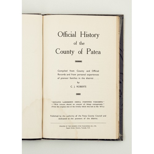 17 - 4 books all relating to New Zealand all with dedications to Cyrill Newall, to inc History of the Cou... 