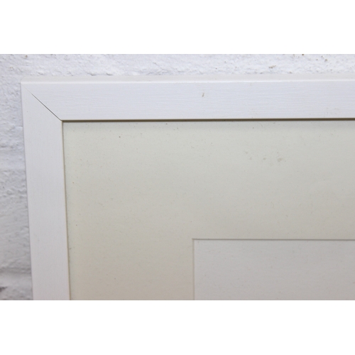 354 - Camilla Dowse (British, Contemporary), two monochrome slightly abstract prints one depicting chicken... 