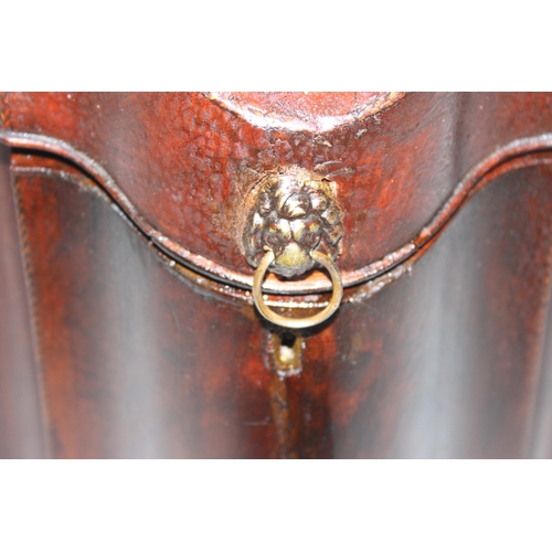 274 - An antique mahogany serpentine-fronted knife box with inlaid details, early 19th century, lacking in... 