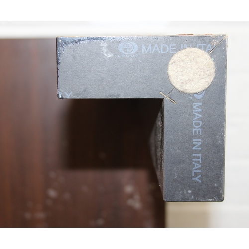 72 - A modern Italian made side table believed by ALF Italia from the Capri range but unmarked, 70cm x 70... 