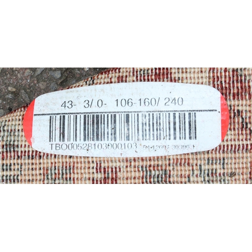 201 - A large John Lewis rug, Royal Heritage Mahal design in ivory and rust colouring, wool, original RRP ... 