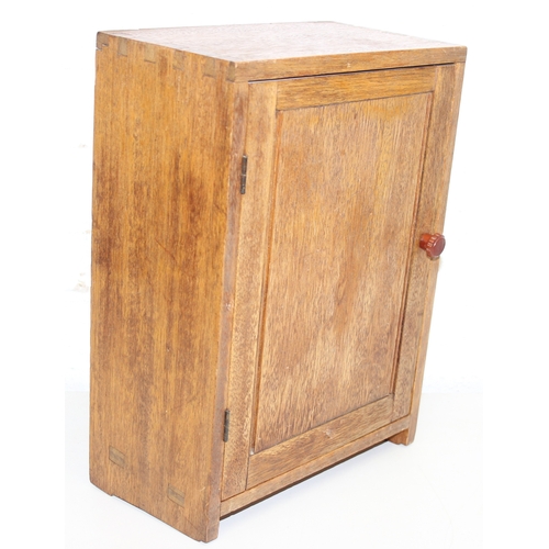 282 - Small wooden cabinet with a qty of vinyl records, wooden sewing box with contents, and a small wall ... 