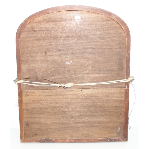 45 - A small oak wall mounted cupboard and shelf unit, early 20th century, 58cm x 15cm x 60cm and a wall ... 