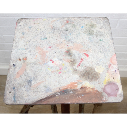 96 - An Alec Tiranti of London, a Scopas Student Stand or pottery sculpture stand, on industrial tripod b... 