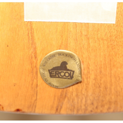 24 - A set of four Ercol Quaker high hoop back dining chairs, blonde finish, gold label, each 96cm tall