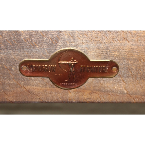 89 - A Georgian style mahogany dining table with brass paw feet and a set of six matching dining chairs, ... 