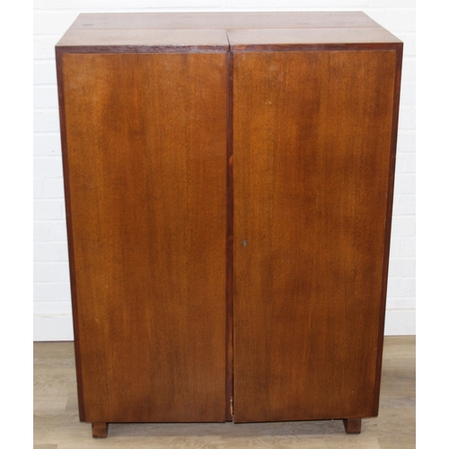 16 - 'Hausbüro' by Schreibmayr of Germany - an unusual retro mid-century fold out desk or bureau with var... 