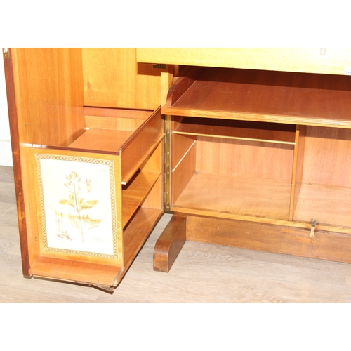 16 - 'Hausbüro' by Schreibmayr of Germany - an unusual retro mid-century fold out desk or bureau with var... 