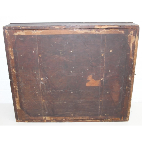 298 - Vintage glazed wall mountable display shelves, ideal antique fair display cabinet, 69cm x 14cm x 58c... 